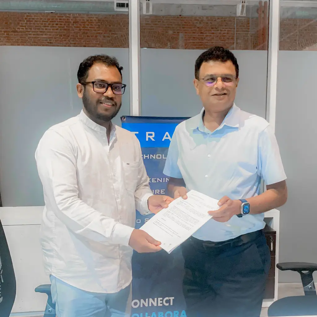 A co-working agreement with TRACE, Batticaloa, 2024-10-04.