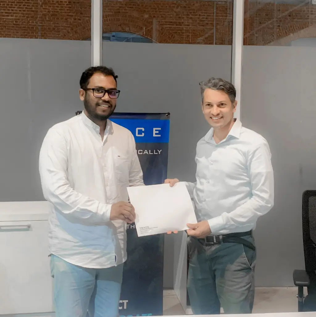 A co-working agreement with TRACE, Batticaloa, 2024-10-04.