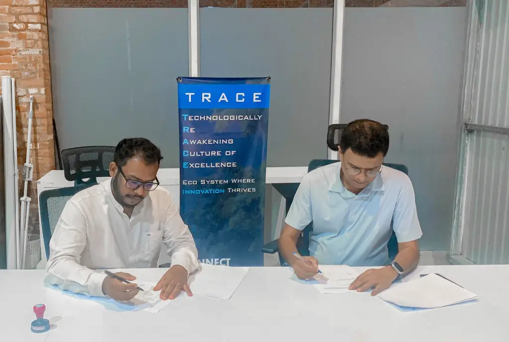 A co-working agreement with TRACE, Batticaloa, 2024-10-04.