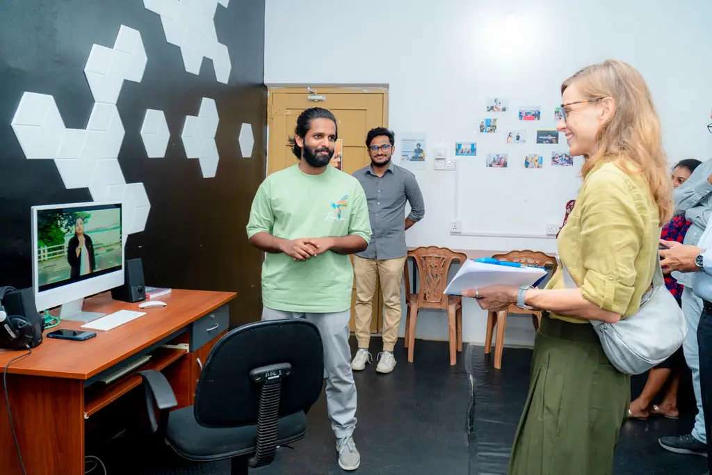 The Canadian High Commission’s development head visits, Batticaloa, 2024-11-02.
