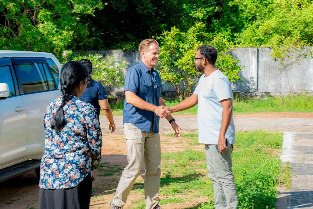 The UN Peace and Development Adviser visits, Batticaloa, 2024-11-04.