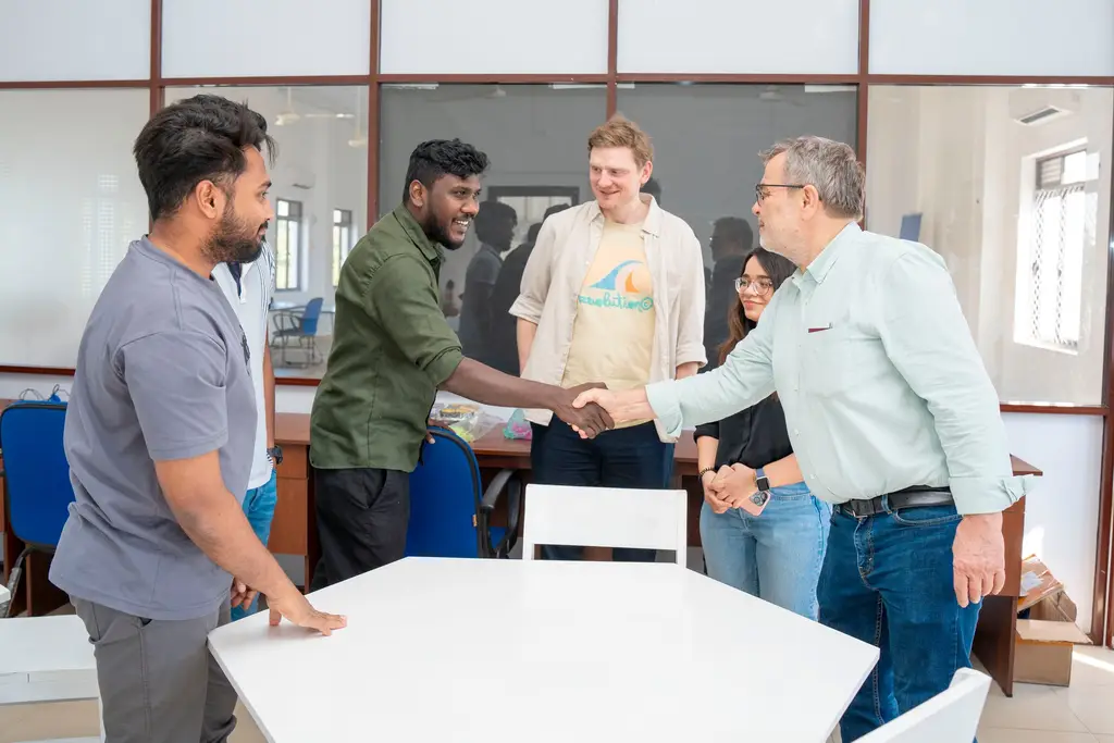 International Media Support visits, Batticaloa, 2025-03-19.