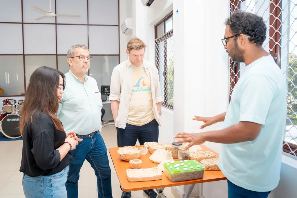 International Media Support visits, Batticaloa, 2025-03-19.