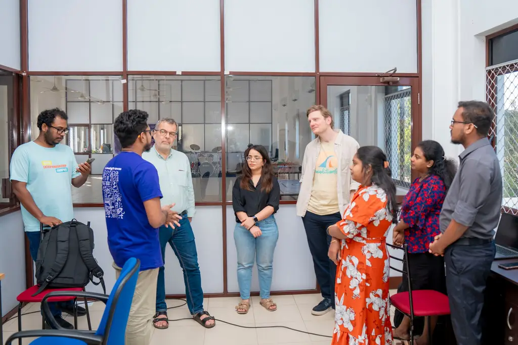 International Media Support visits, Batticaloa, 2025-03-19.