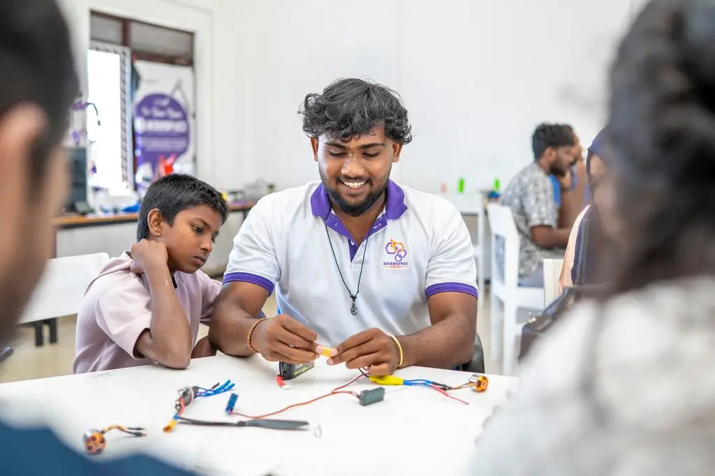 RC aircraft workshop, Batticaloa, 2025-12-11.