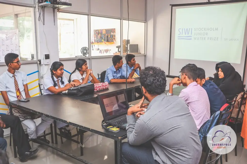 Stockholm Junior Water Prize — awareness session, Batticaloa, 2020-02-25.