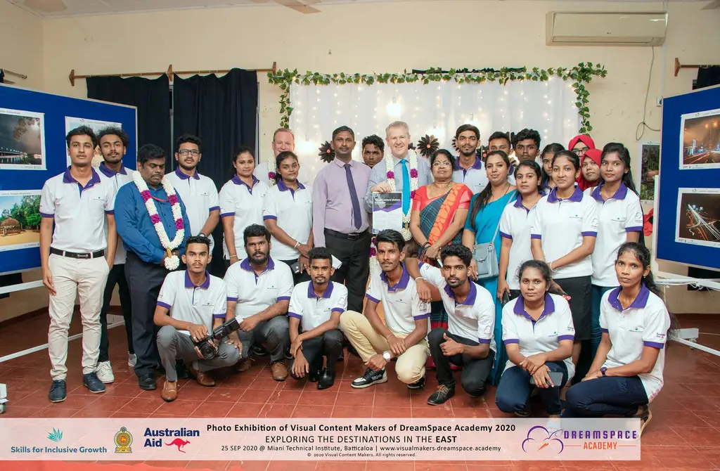 Visual Content Makers exhibition, Batticaloa, 2020-09-25.