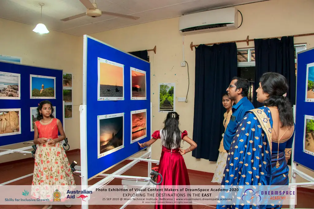 Visual Content Makers exhibition, Batticaloa, 2020-09-25.