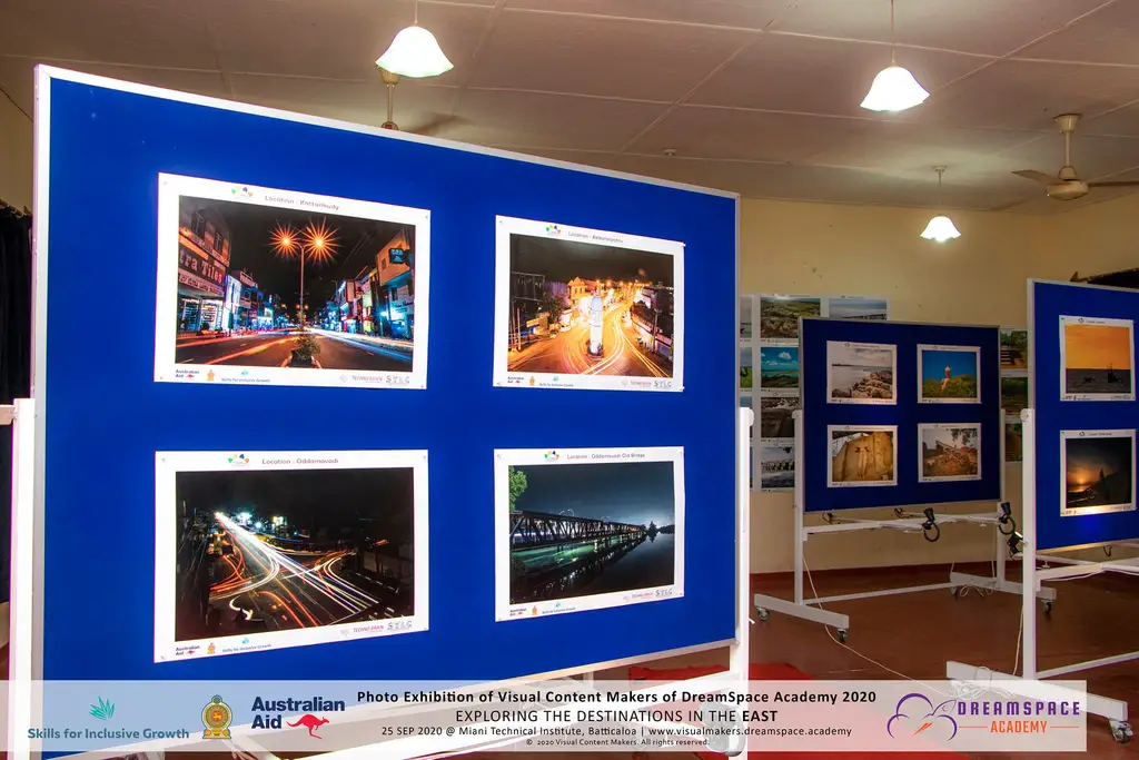 Visual Content Makers exhibition, Batticaloa, 2020-09-25.