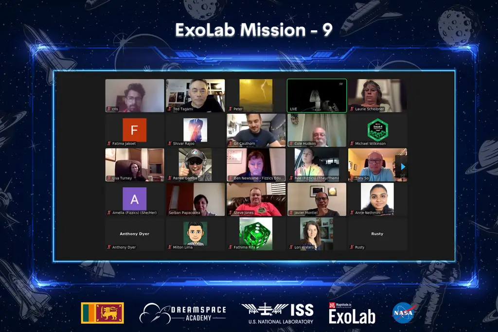 ExoLab-9 — the experiment runs again, Batticaloa and the International Space Station, 2021-08-29.