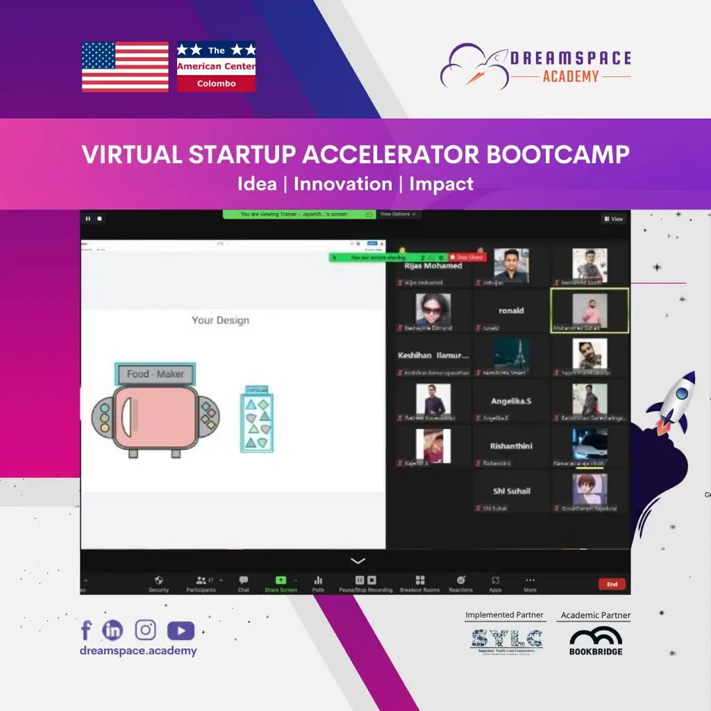 Virtual Startup Accelerator bootcamp, Batticaloa and online.