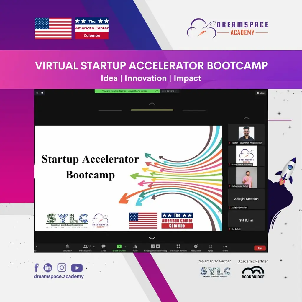 Virtual Startup Accelerator bootcamp, Batticaloa and online.
