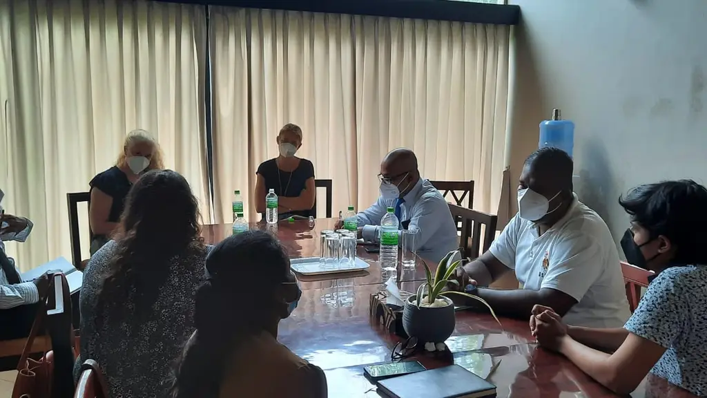 The Ambassadors of Norway and the Netherlands, Batticaloa, 2021-10-18.