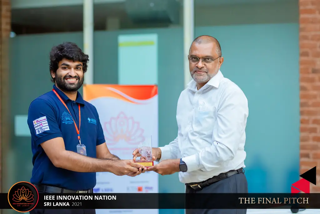 IEEE Innovation Nation — finalist, Sri Lanka, 2021-12-06.