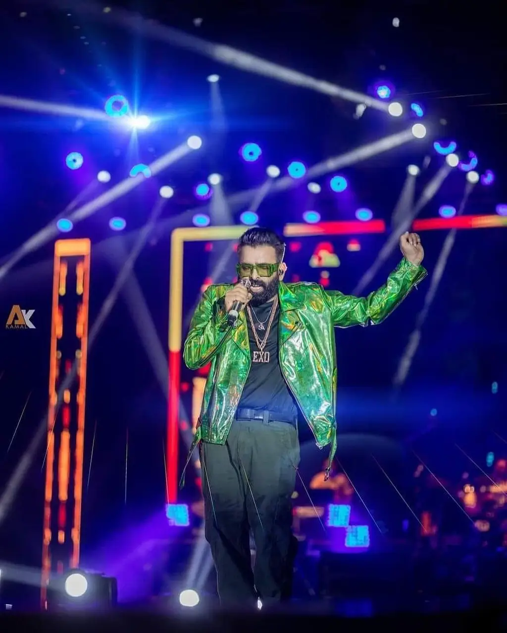 Yaazh Gaanam — opening a concert in Jaffna, Jaffna, 2023-10-21.