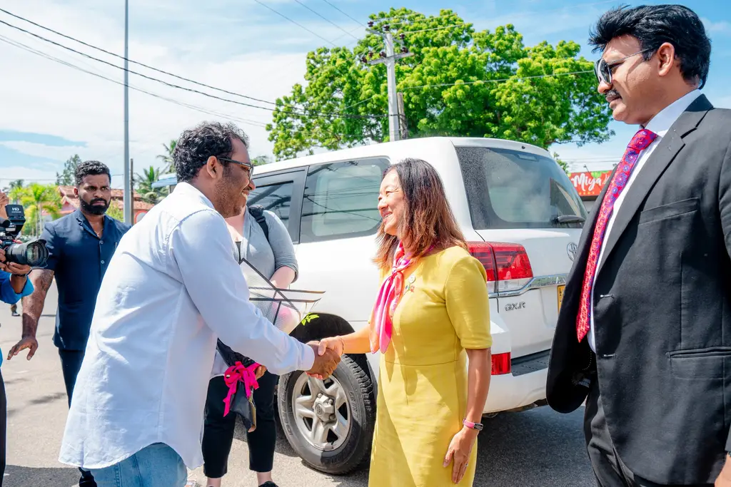 The American iHub opens, Batticaloa, 2023-11-15.