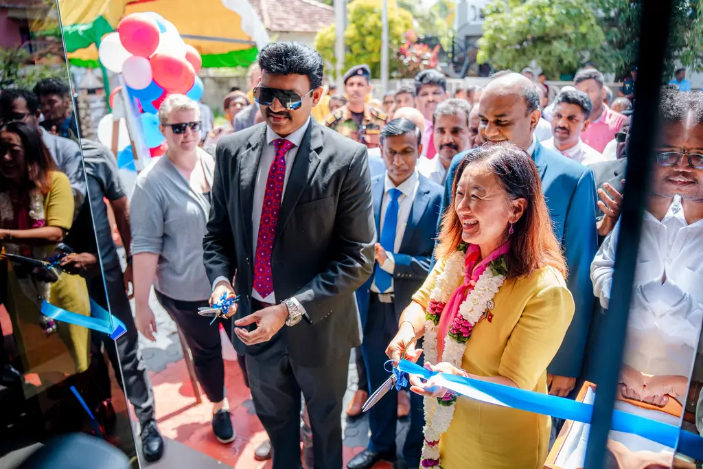 The American iHub opens, Batticaloa, 2023-11-15.